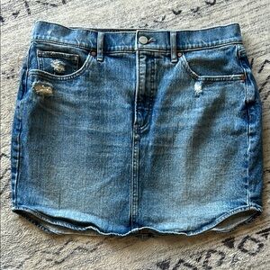 Express Denim Mini Skirt